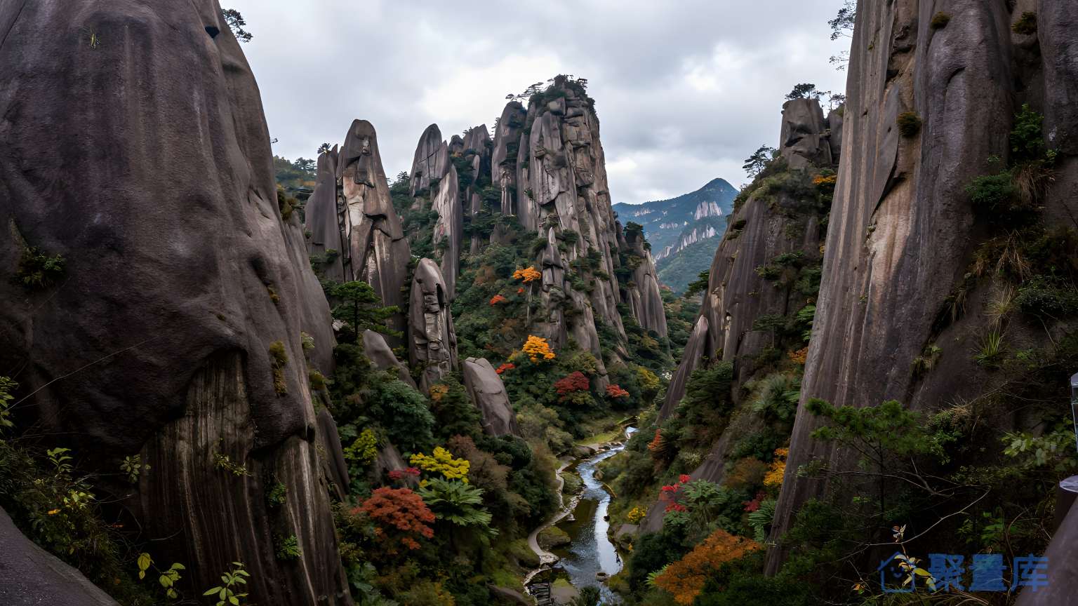 山间景观 自然风光