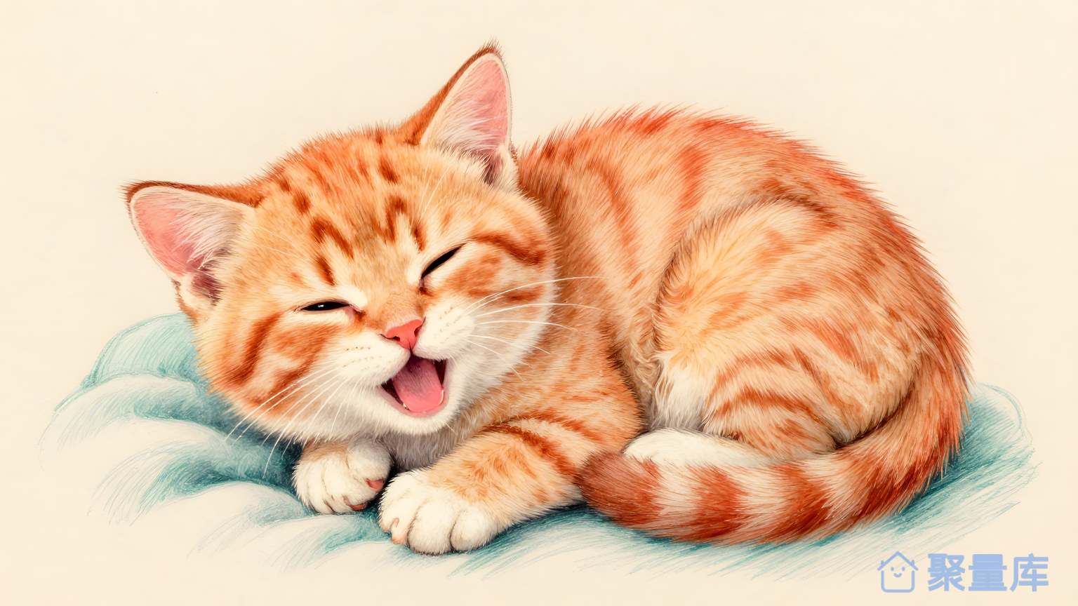 小猫睡觉 小猫