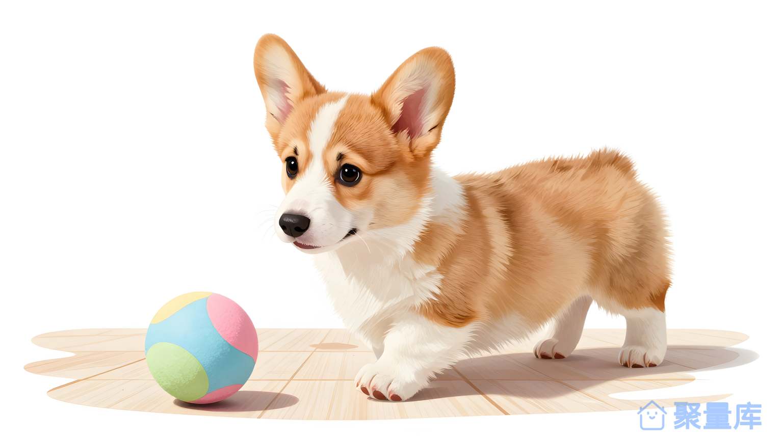 狐犬在玩具