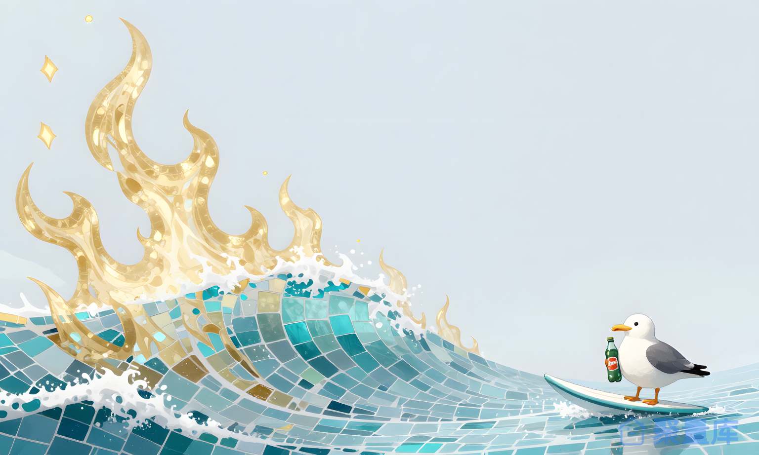 海洋之美 海洋 浪漫 烟花
