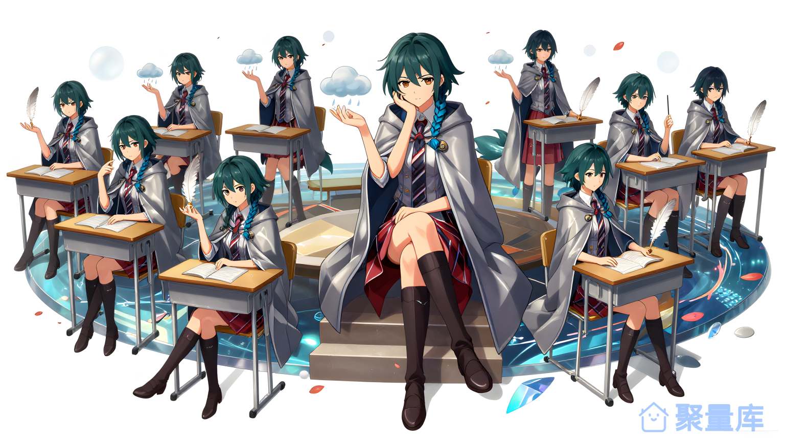 学生和老师在教室里
