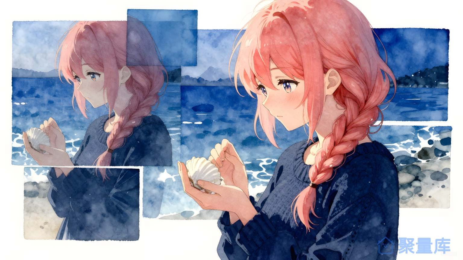 海边女孩 海