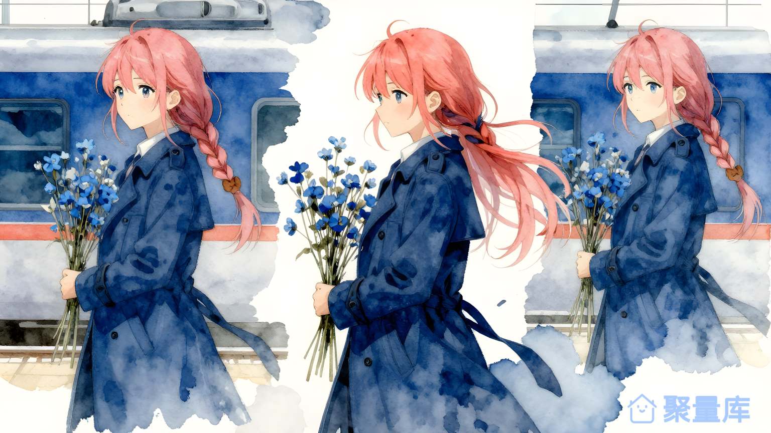 女子站在前车 女子