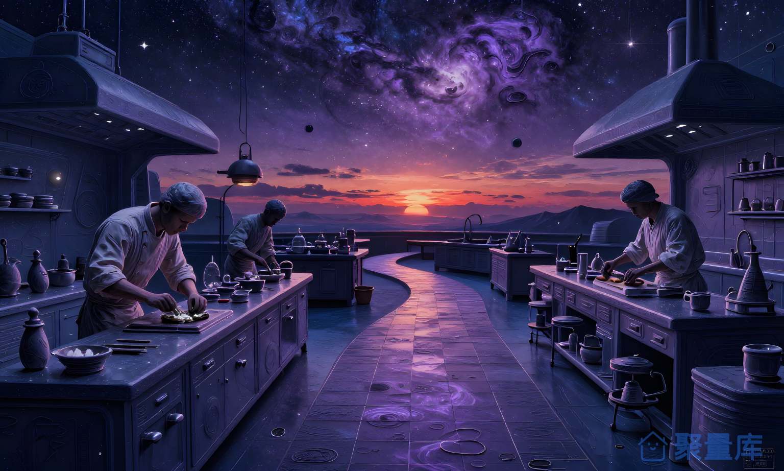 星空下的工作室