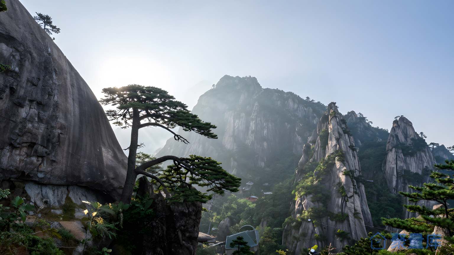 山谷景观 天然风光