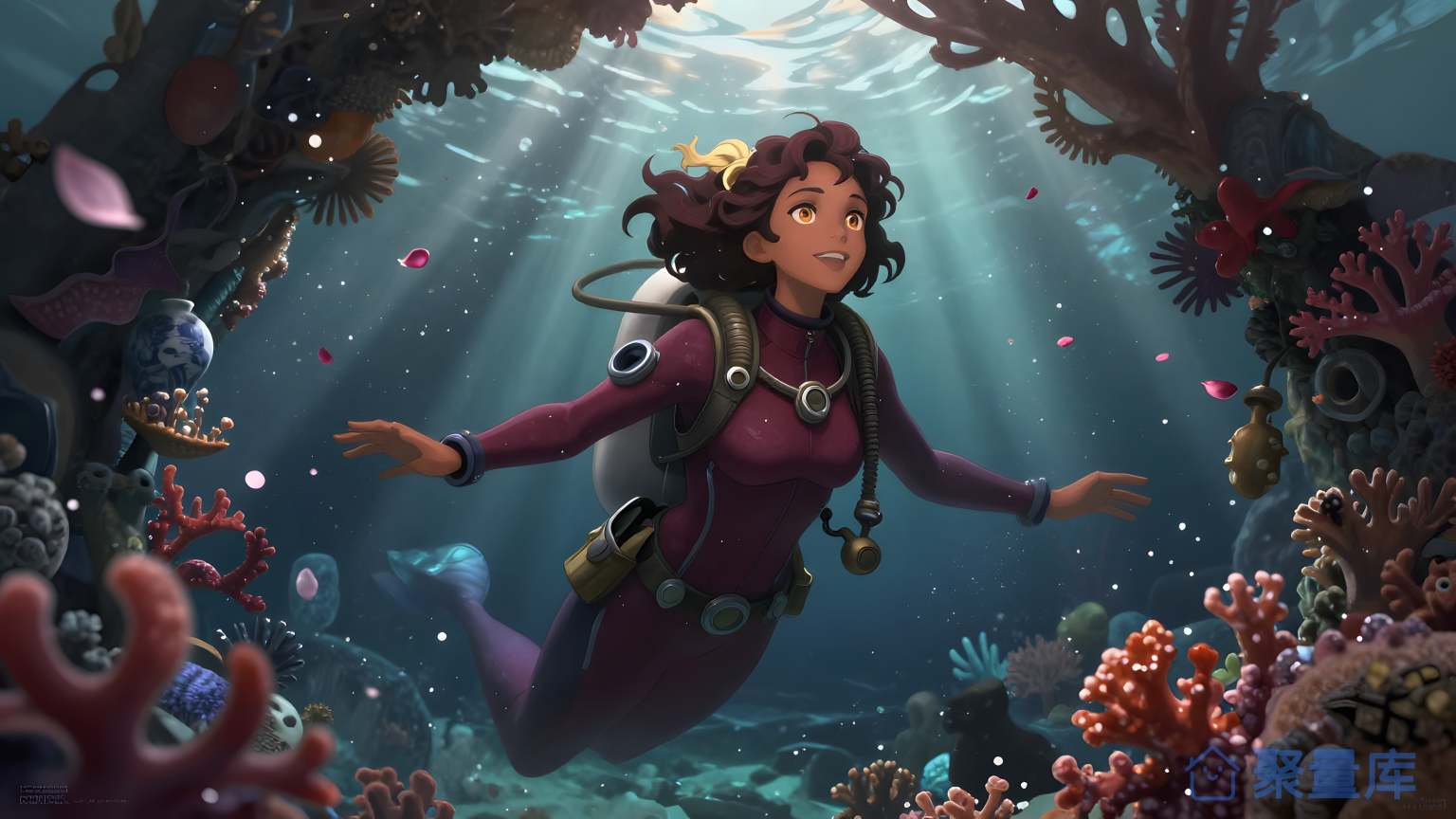 海底探险者 女子