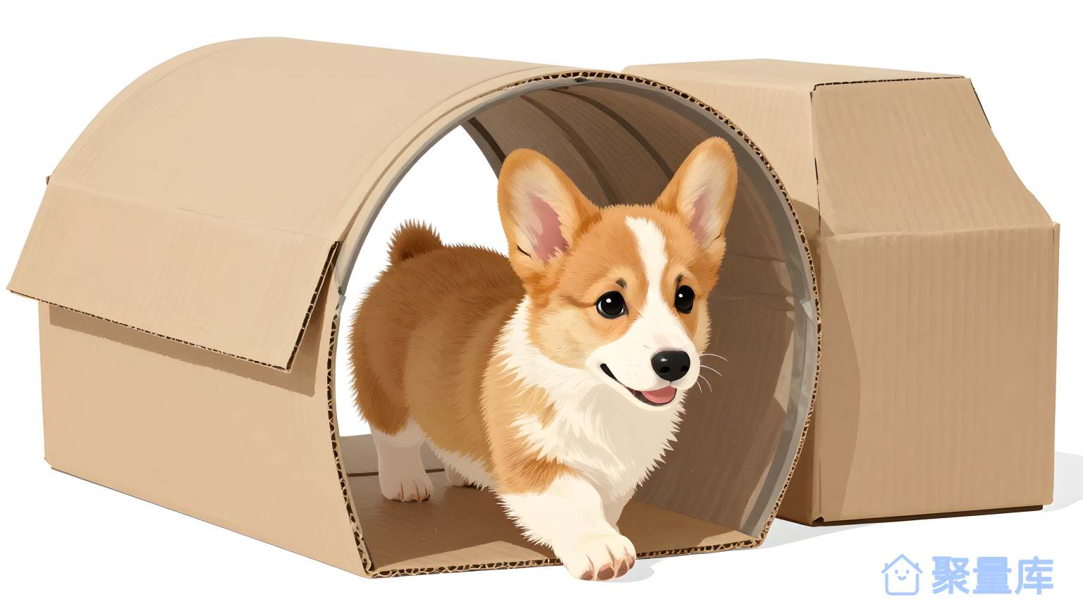 狐犬在袋子里