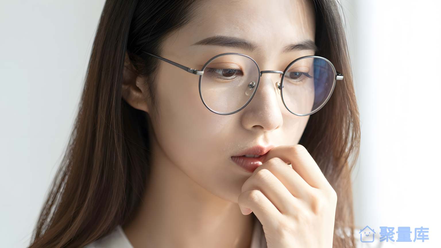 女性穿眼镜