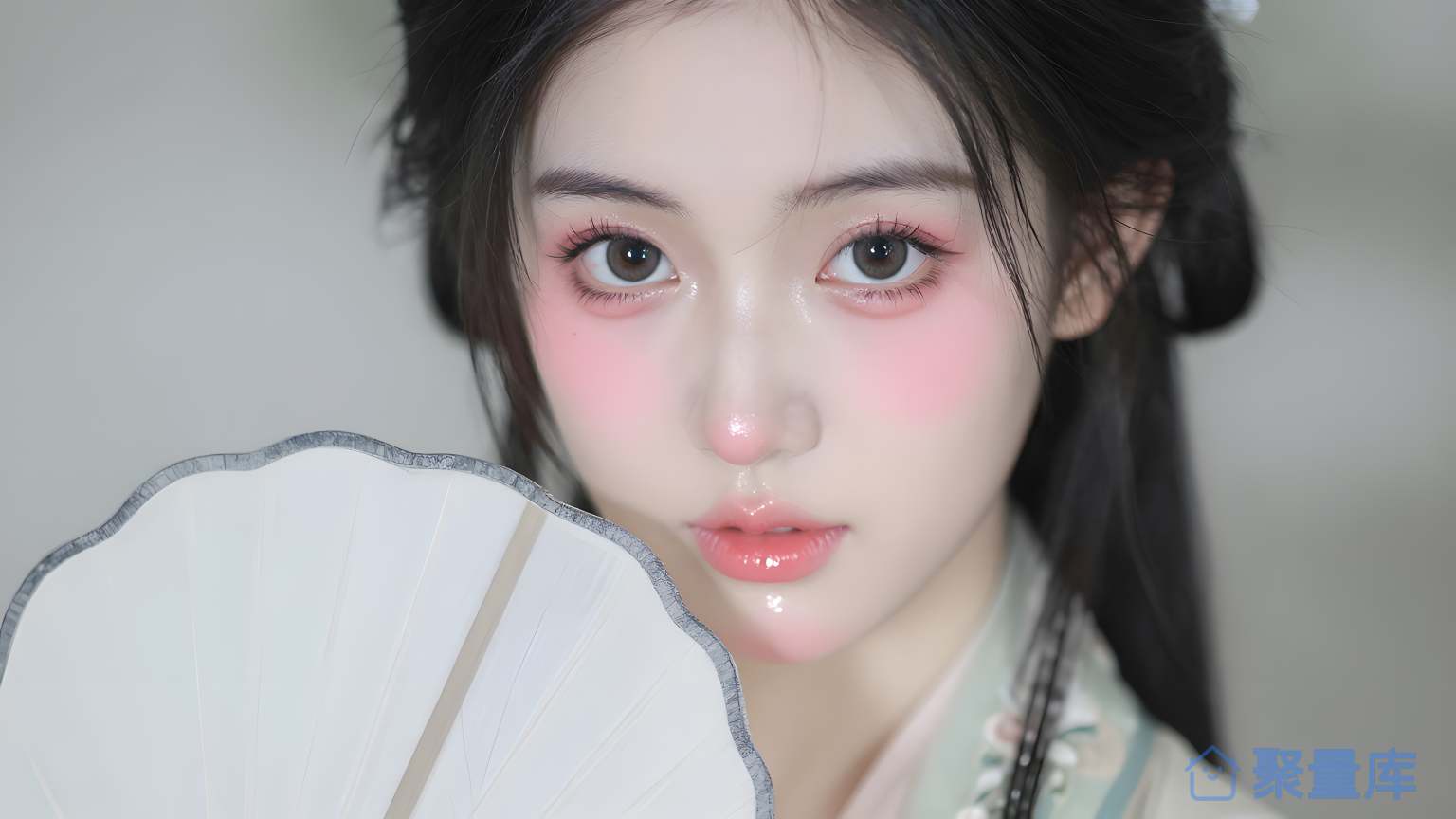 美女穿中式服装