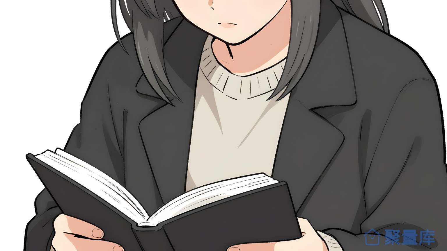 女孩阅读书籍