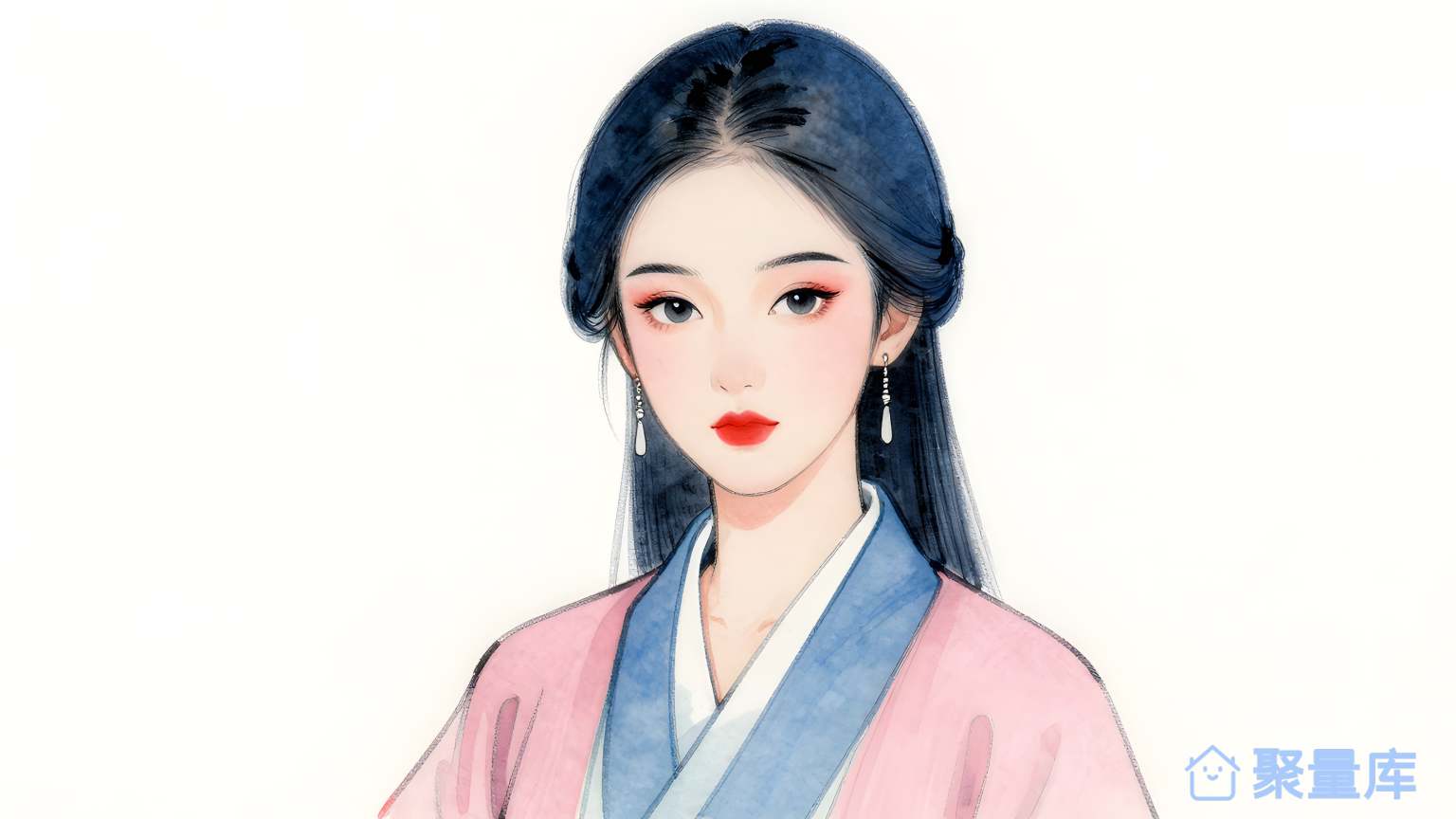 女子穿东方服装 女性