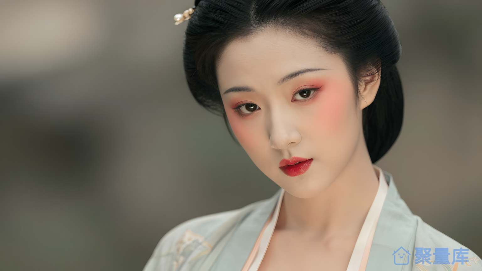 女子美丽妆容