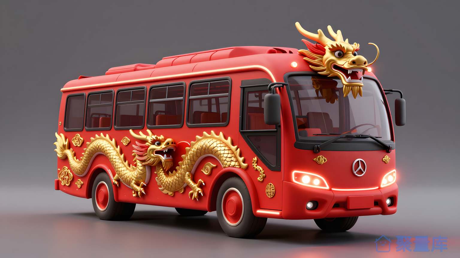 红辙大型旅游公交车