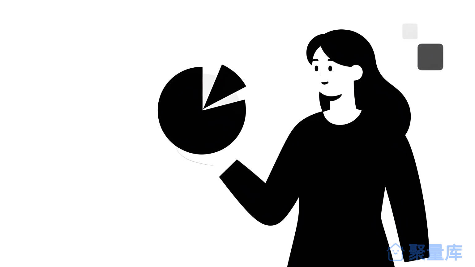 女性手持图像
