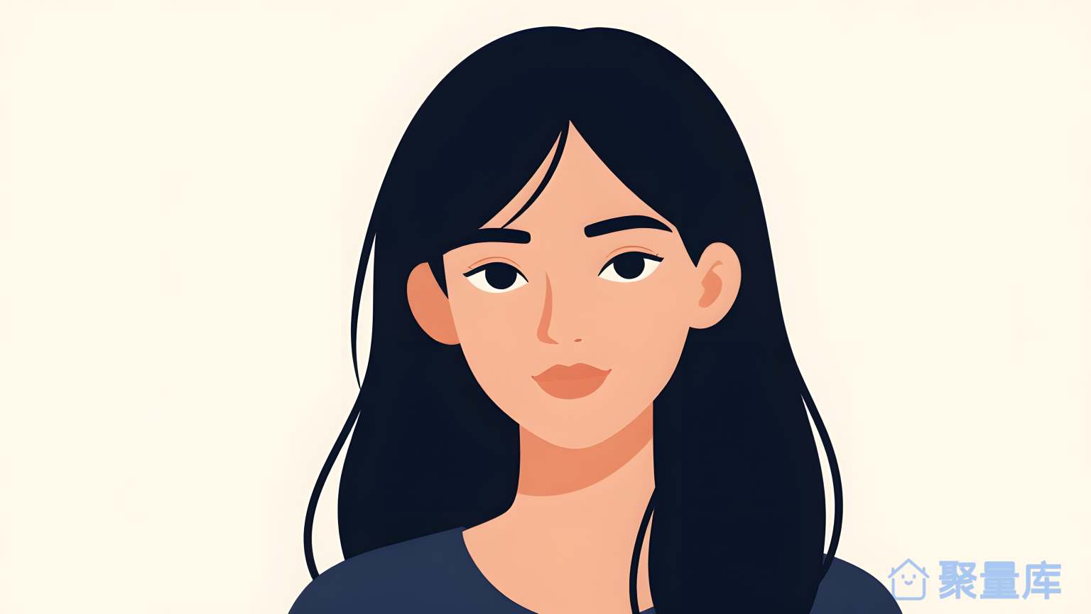 女性头像 女性 头像 人物 脸部 表情