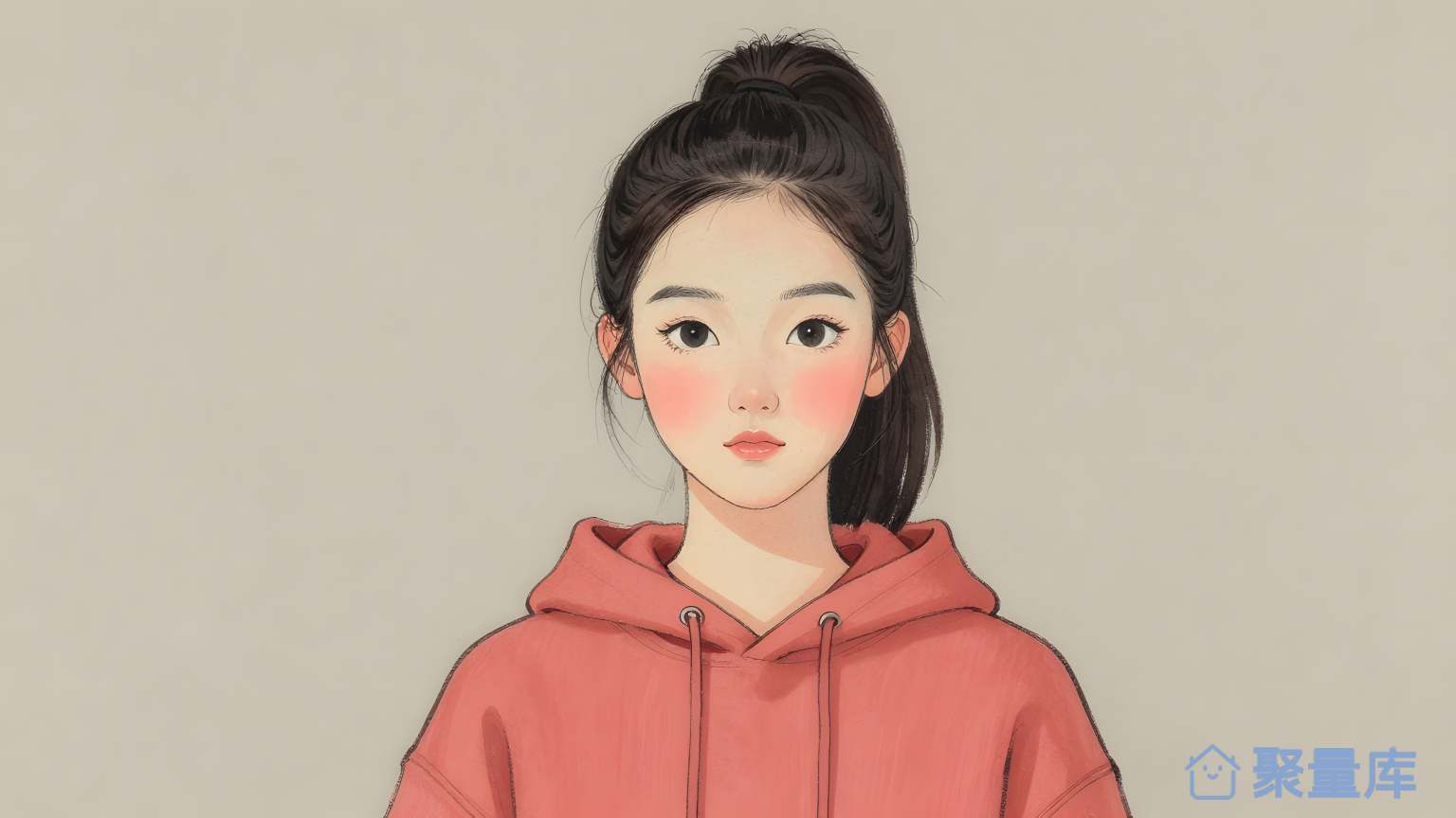 女子头部图像