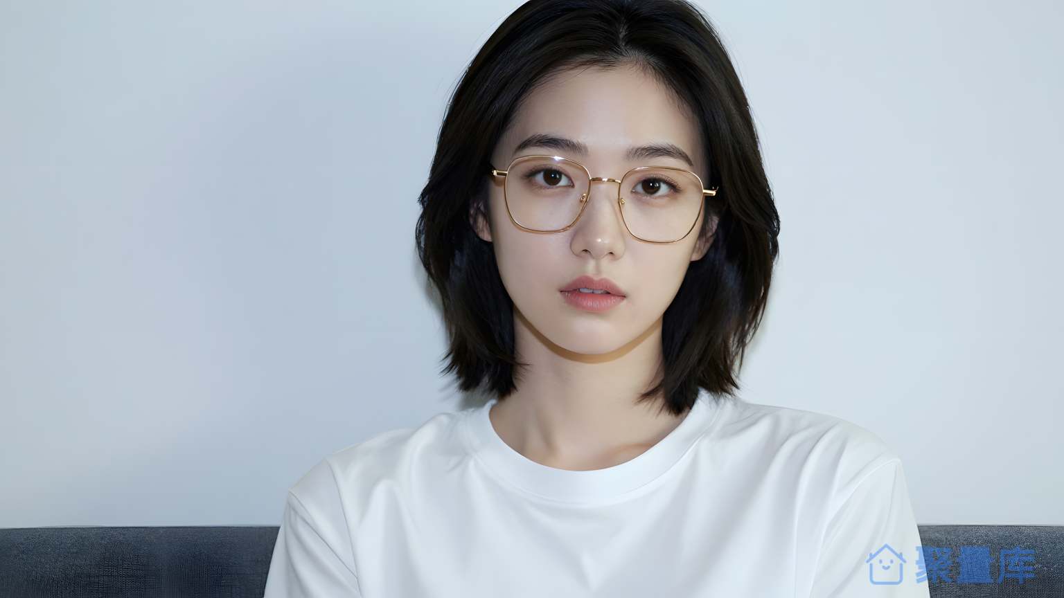 女性头部短发