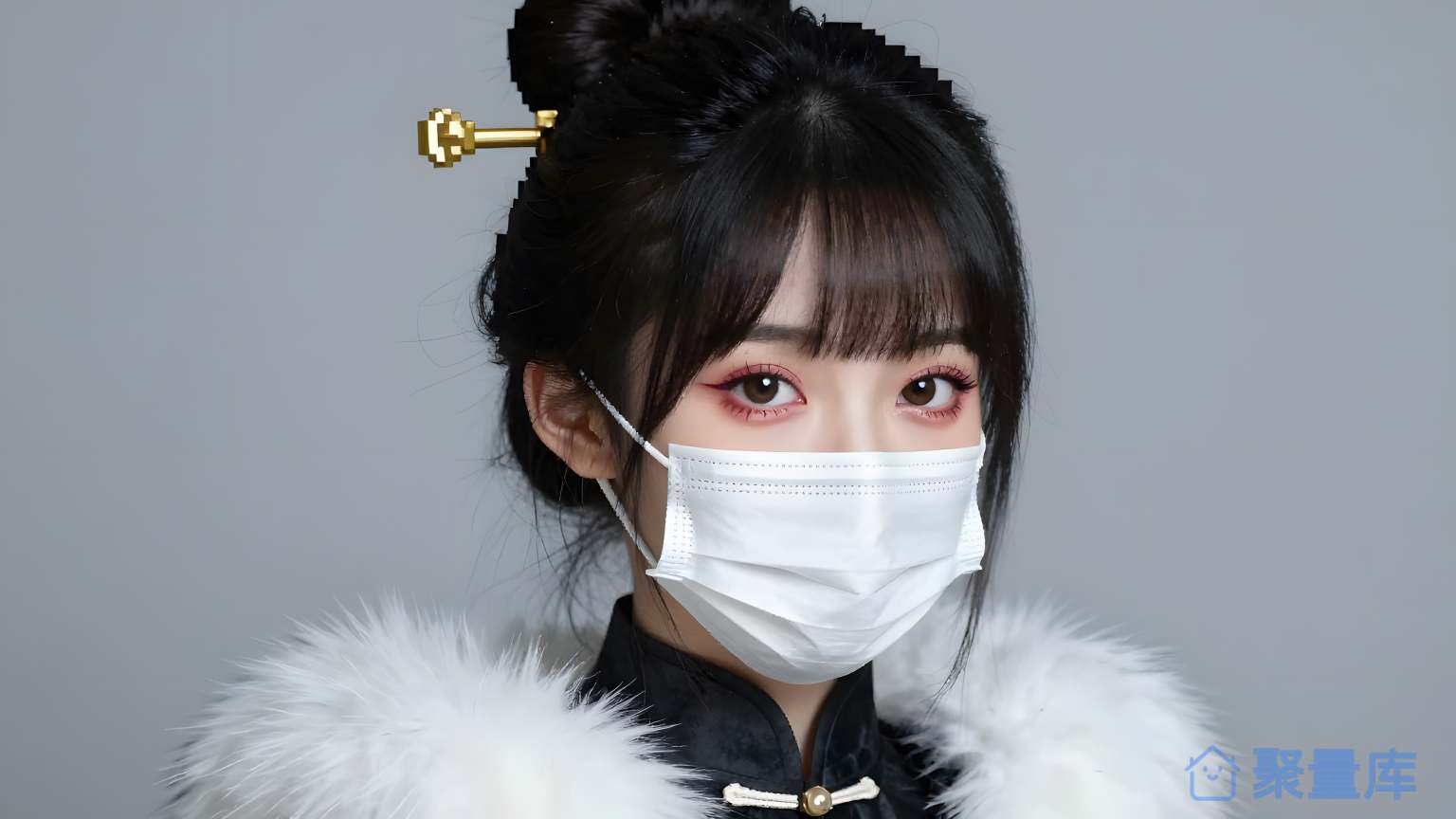 女性穿口袍