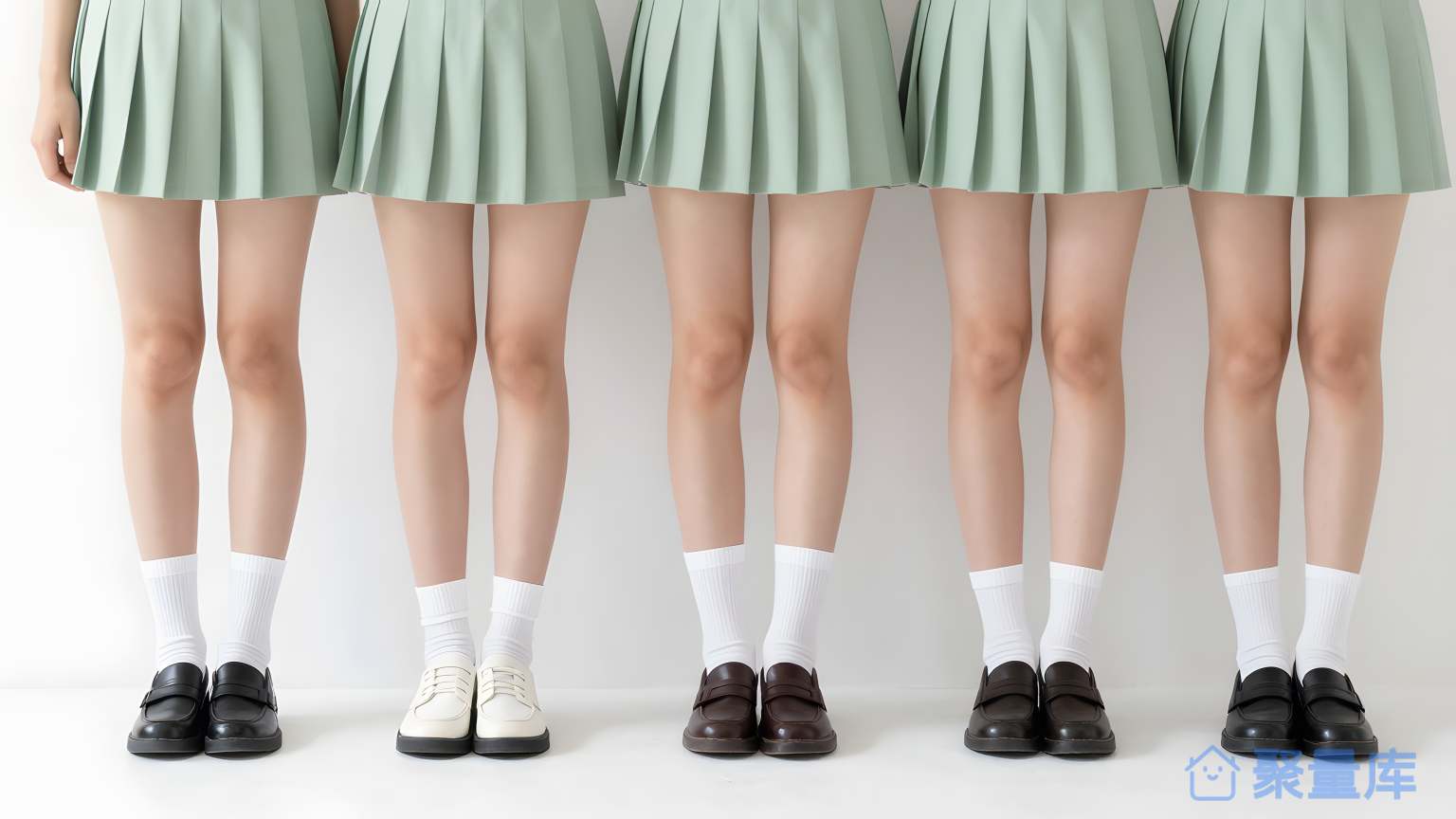 女子校服展示