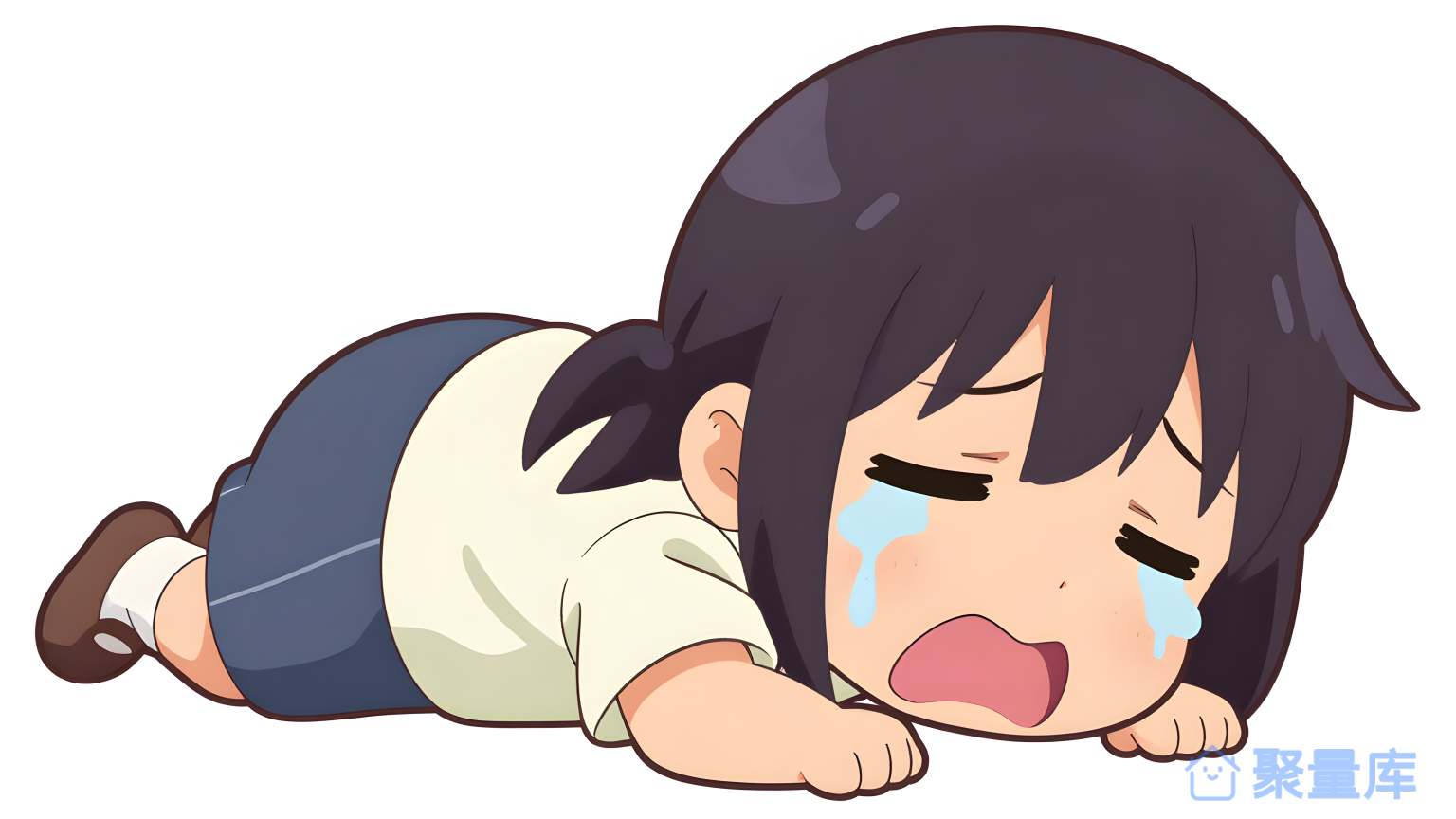 小狗在地上跑