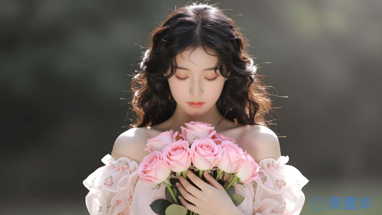 花园里的女孩