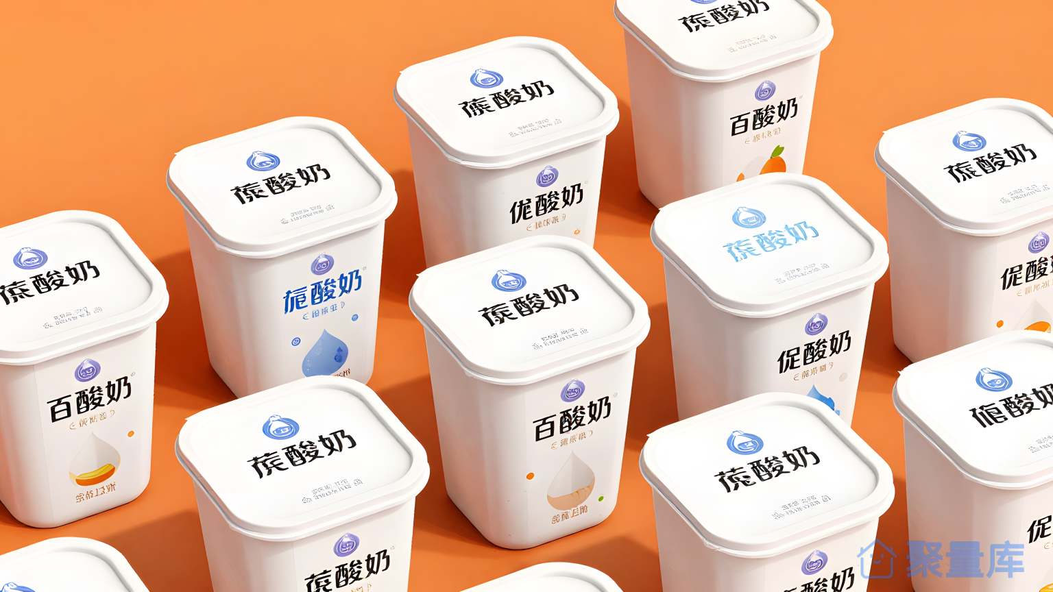 纯白色的容器