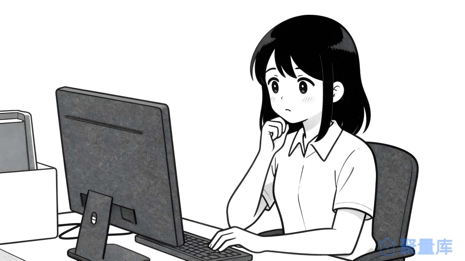 女性在办公室工作 女性 办公室 工作