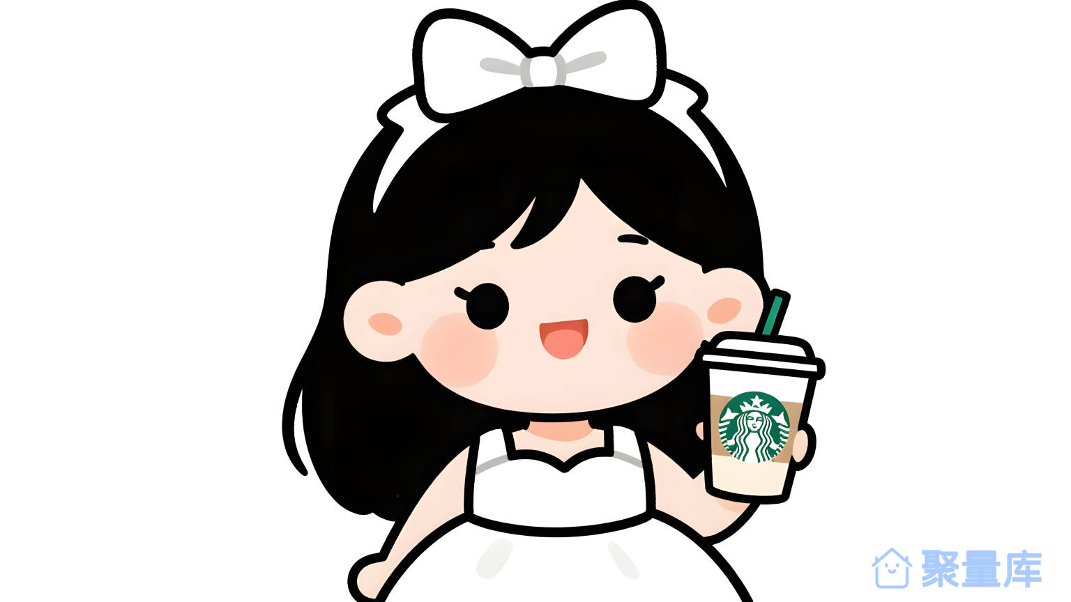 女孩手持咖啡 女孩
