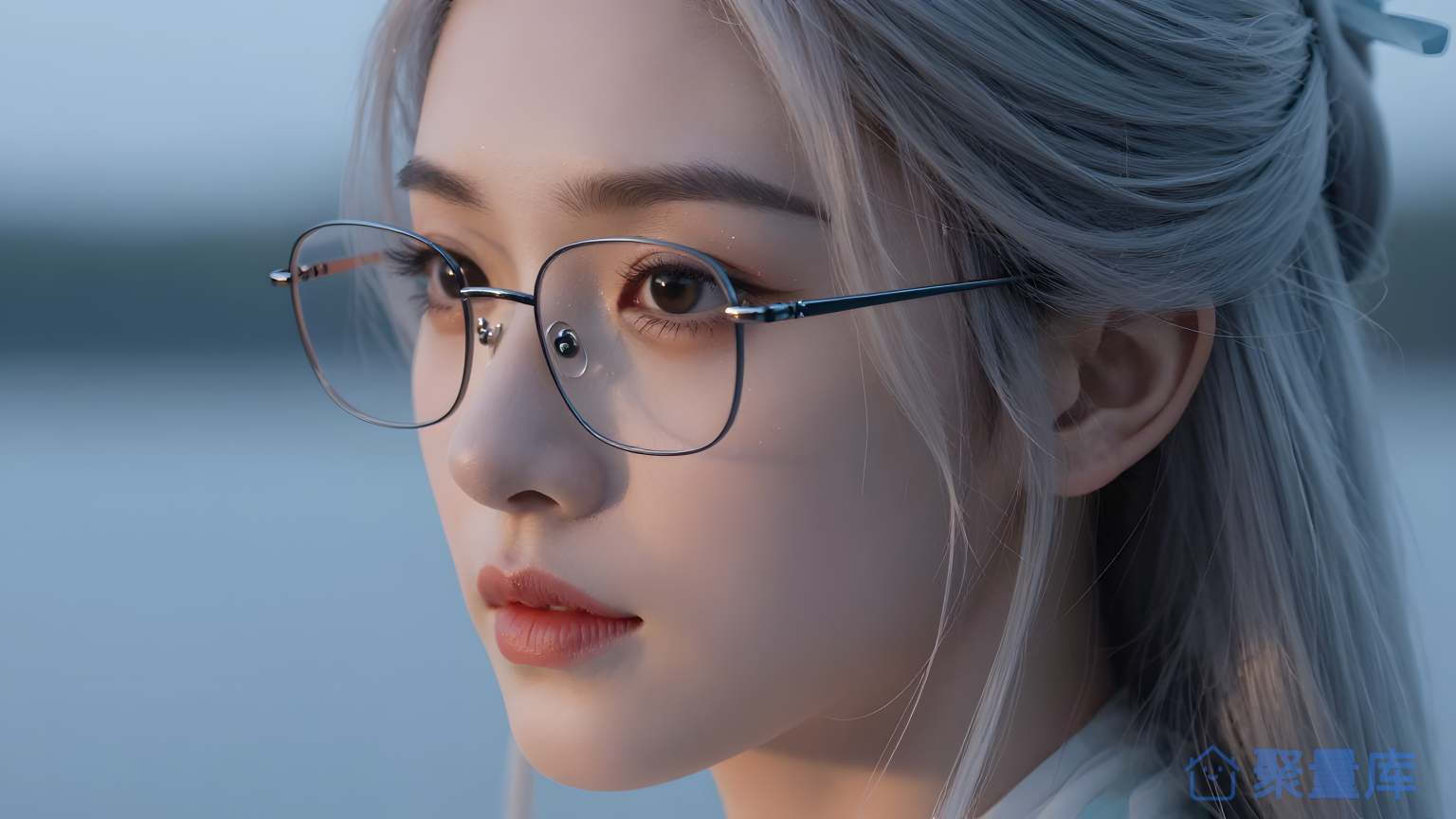 女孩穿眼镜 女孩 眼镜