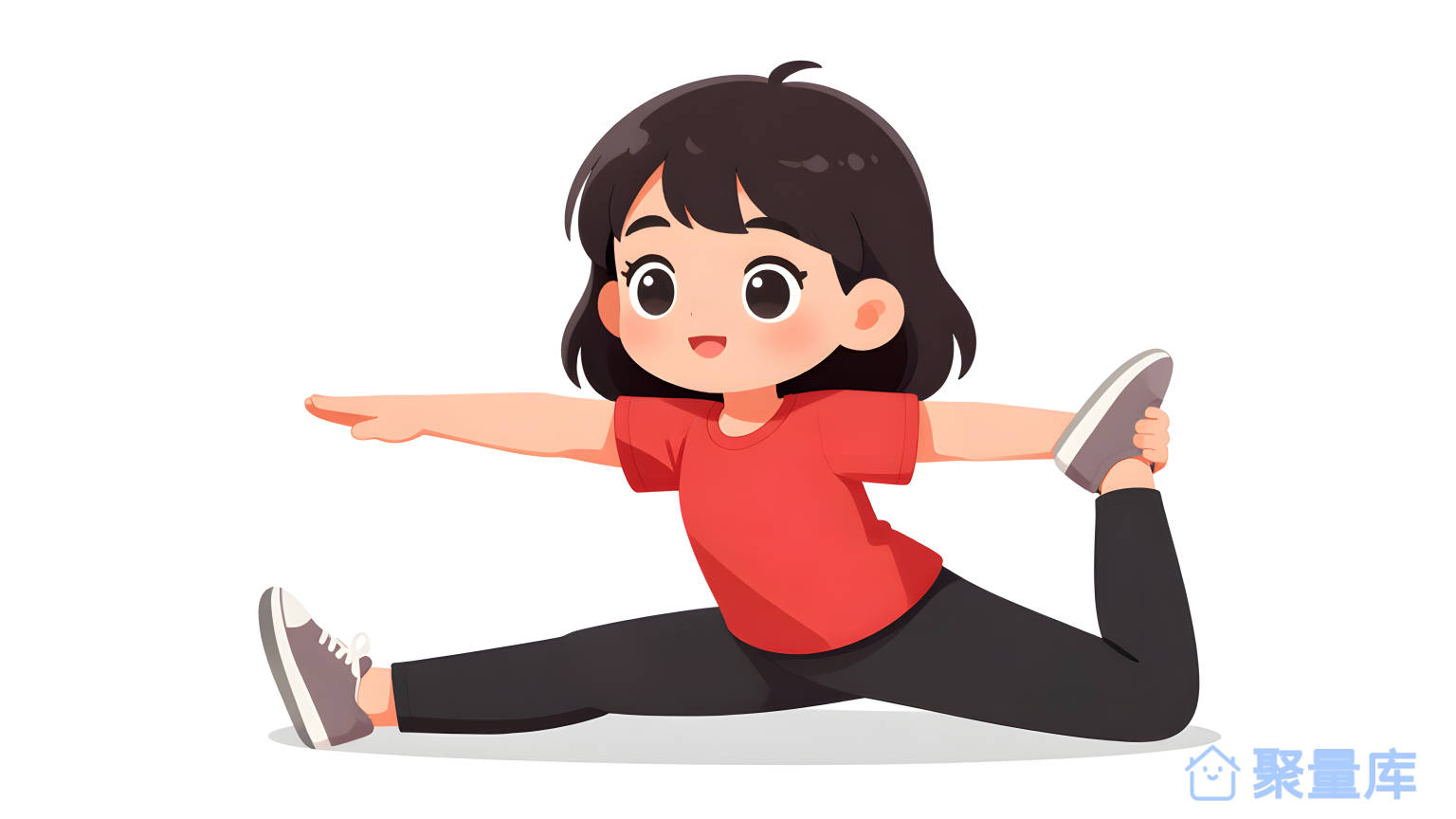 女孩在做仗