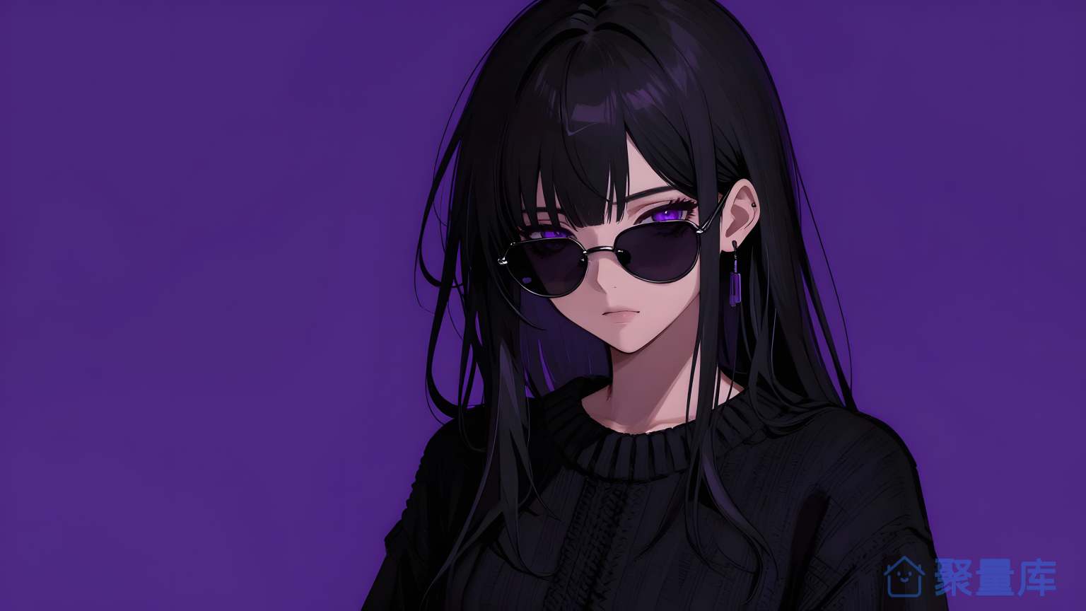女性戴黑色墨镜头像
