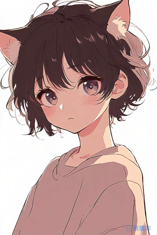猫耳短发少女之一