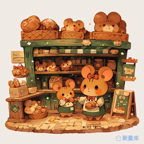 两只老鼠面包烘焙店