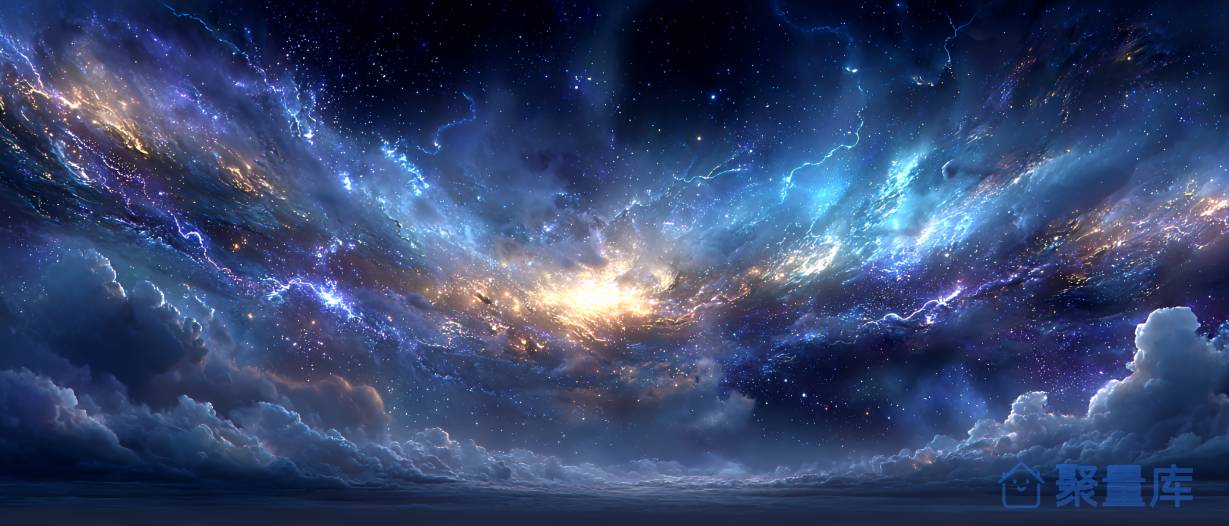 梦幻星空云海