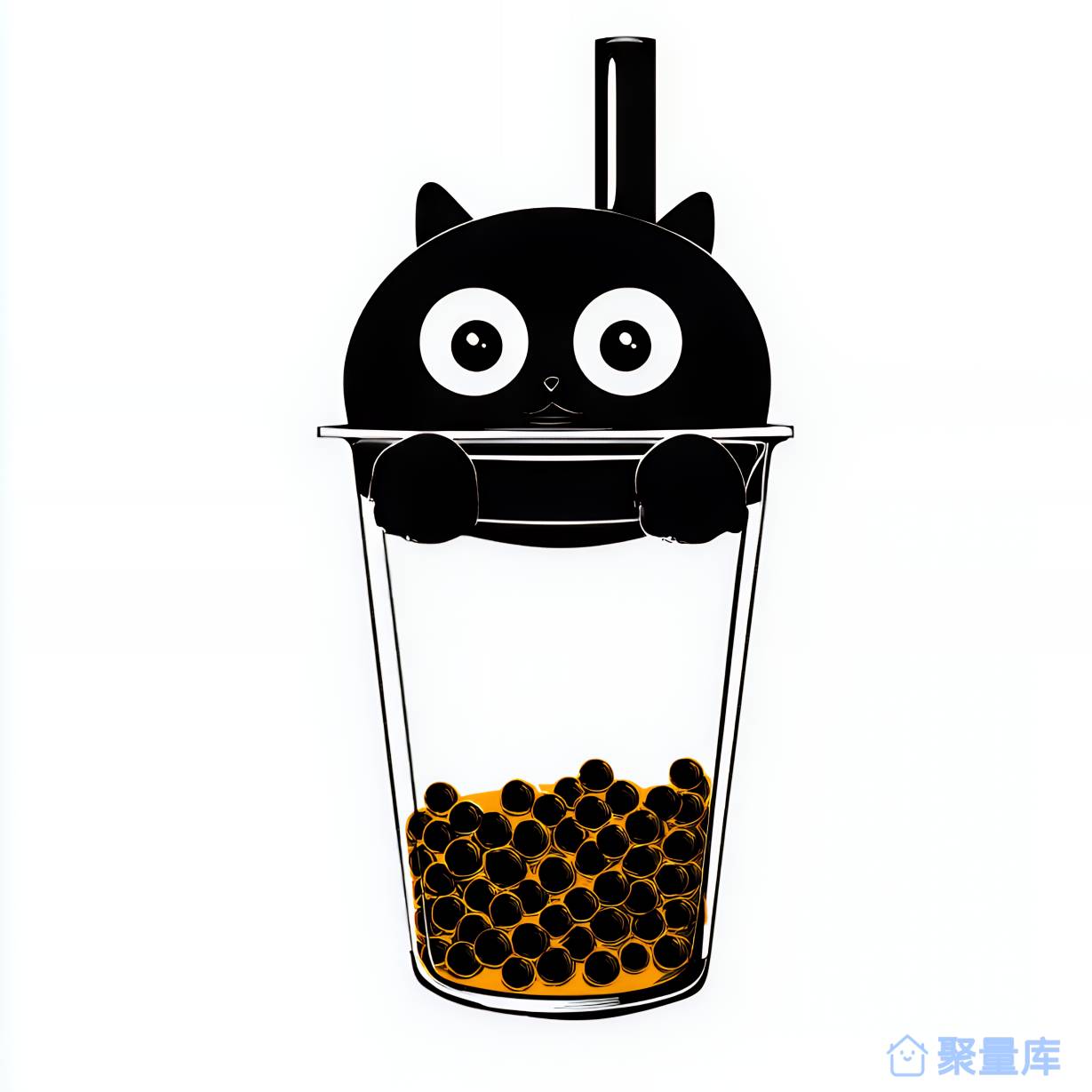 猫咪珍珠奶茶