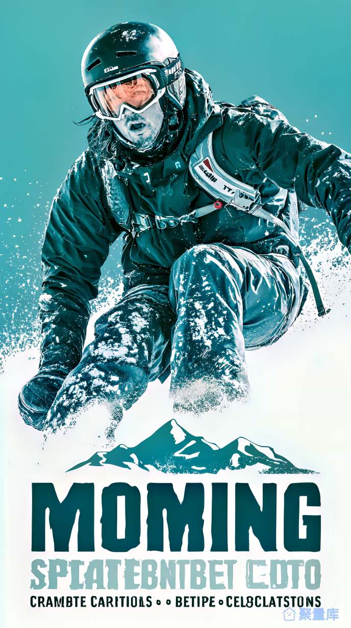 滑雪者的惊险一跃