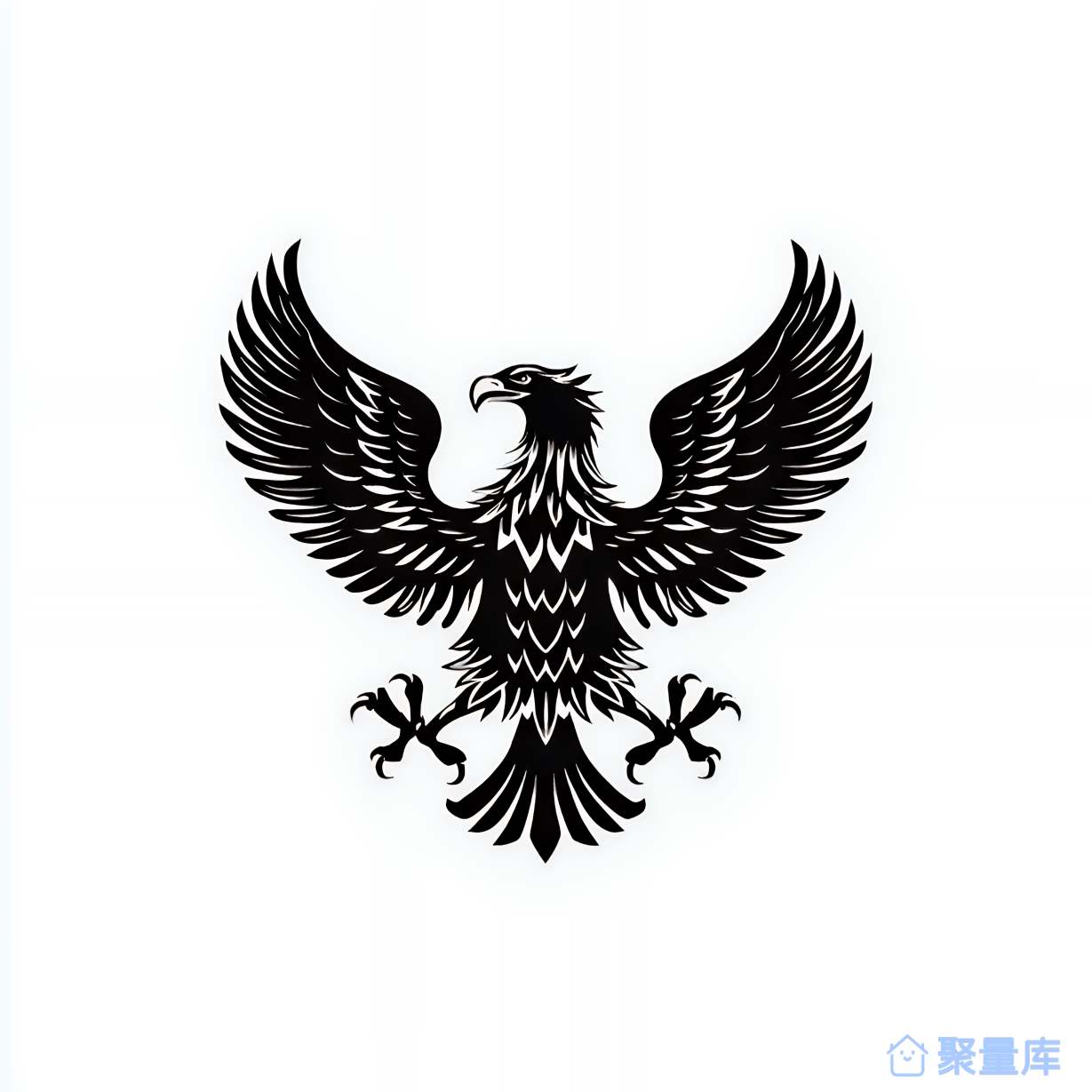 展翅雄鹰-T 恤印花